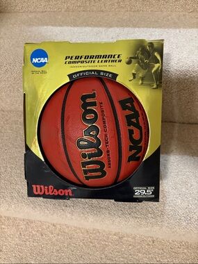Wilson Orange NCAA Performance Composite Basketball